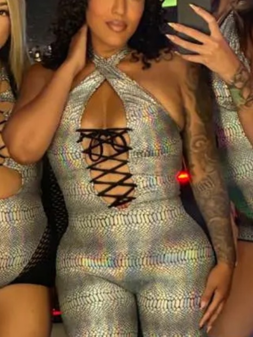 Metallic Bottle Service Uniform